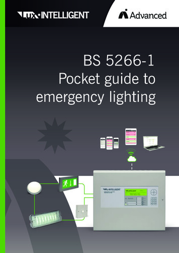 BS 5266-1 Pocket Guide To Emergency Lighting