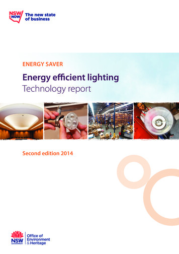 Energy Efficient Lighting Technology Report