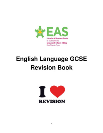 English Language GCSE Revision Book