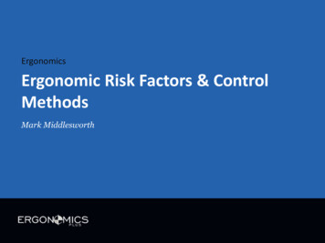 Ergonomics Ergonomic Risk Factors & Control Methods - ErgoPlus