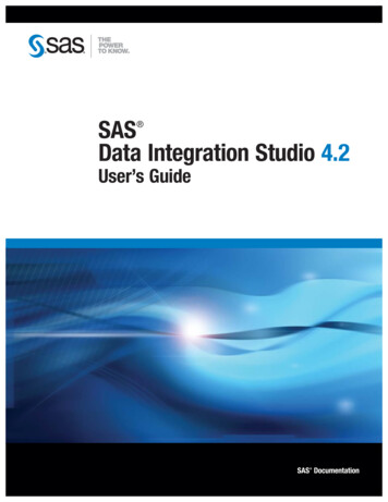 SAS Data Integration Studio 4.2: User's Guide