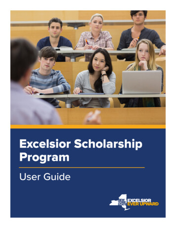 Excelsior Scholarship Program - Government Of New York