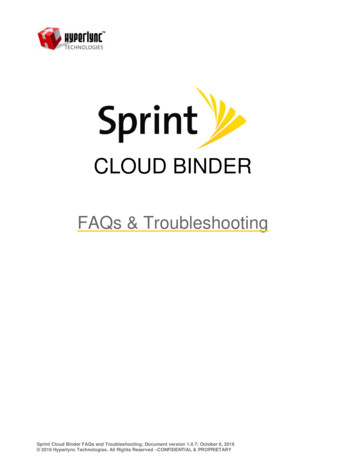 CLOUD BINDER - Sprint