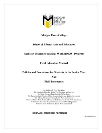 Medgar Evers College School Of Liberal Arts And Education Bachelor Of .