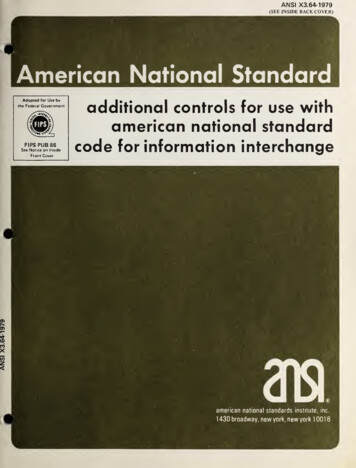 4 American National Standard - NIST