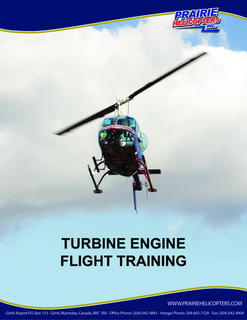TURBINE ENGINE FLIGHT TRAINING - Prairie Helicopters