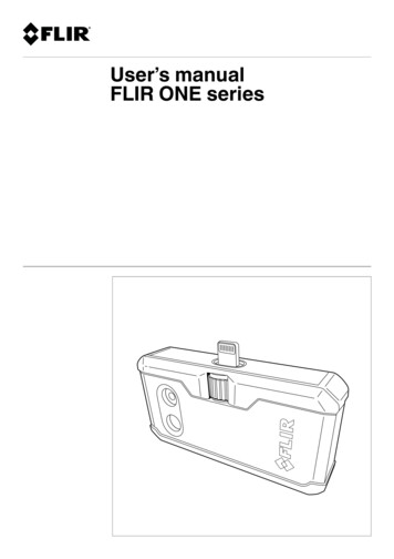 User's Manual FLIR ONE Series - Cloudinary