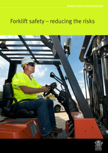 Forklift Safety - Reducing The Risks
