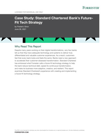 Case Study: Standard Chartered Bank's Future-Fit Tech Strategy