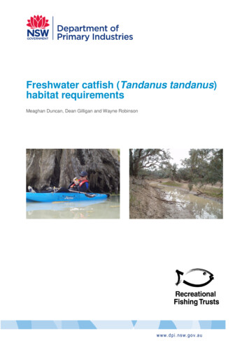 Freshwater Catfish Habitat Requirements