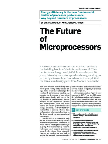 The Future Of Microprocessors - Auburn University