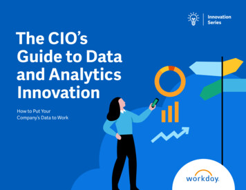 The CIO's Guide To Data And Analytics Innovation - Workday, Inc.