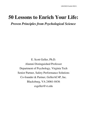 50 Lessons To Enrich Your Life