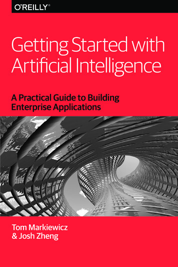 Getting Started With Artificial Intelligence - O'Reilly Media