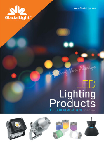 GlacialLight LED Lighting Products Catalogue