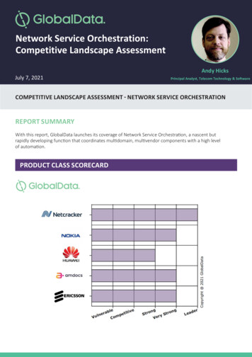 Network Service Orchestration: Competitive Landscape . - Netcracker