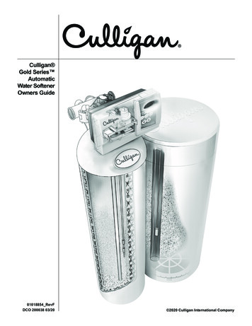 Culligan Automatic Owners Guide