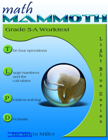 Math Mammoth Grade 5-A Worktext - GIFS