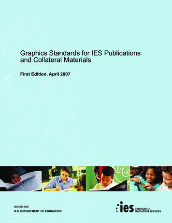 Graphics Standards For IES Publications And Collateral .
