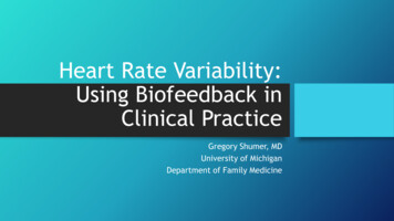 Heart Rate Variability: Using Biofeedback In Clinical Practice