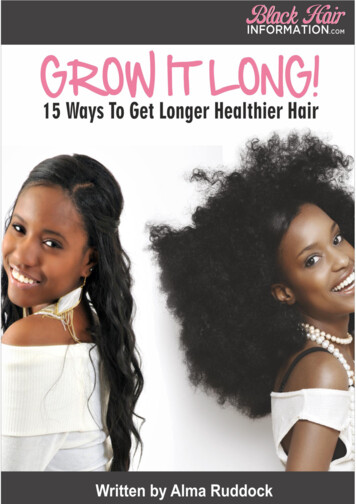 Introduction Into Long Hair Care - Black Hair 