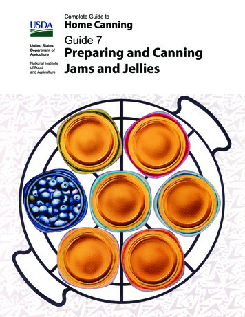 Guide 7 Preparing And Canning Jams And Jellies