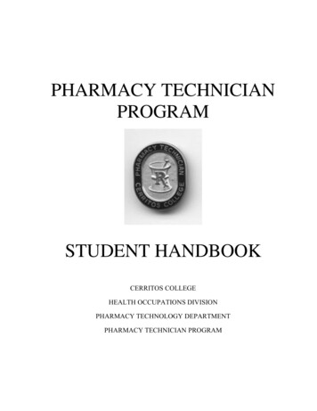 Cerritos College Pharmacy Technician Program
