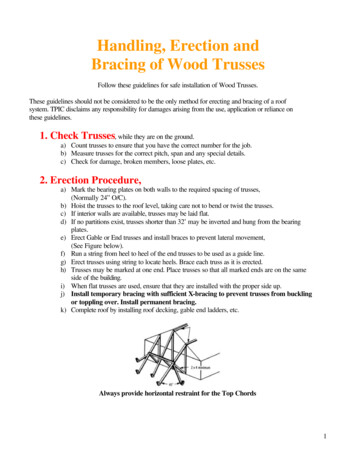 Handling, Erection And Bracing Of Wood Trusses - Hi-Tec