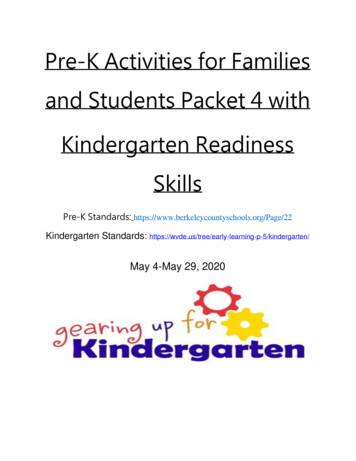 Pre-K Home Educational Activities Packet 4