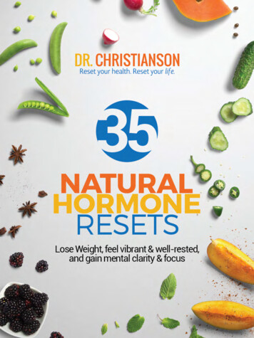 Hormone Reset NEW 2017 Updated - Dr. Alan Christianson