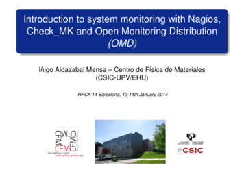 Introduction To System Monitoring With Nagios, Check MK And . - HPCKP