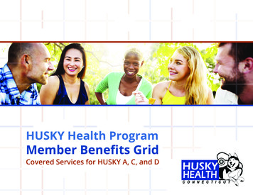 HUSKY Health Program Member Benefits Grid