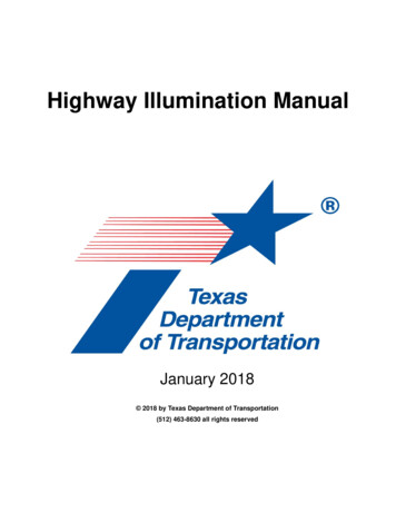 Highway Illumination Manual (HWI)