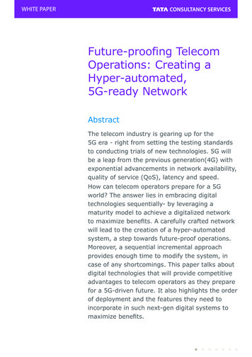 Hyper Automated Network For 5G - Tata Consultancy Services (TCS)