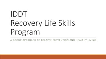 IDDT Recovery Life Skills Program - MyCASAT