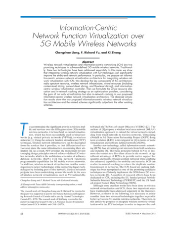 Information-Centric Network Function Virtualization Over 5G . - TAMU