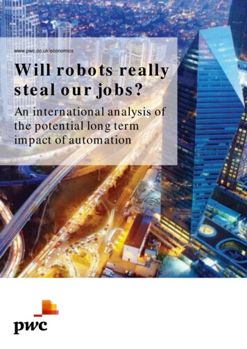 Impact Of Automation On Jobs - PwC