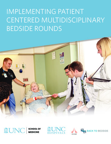 IMPLEMENTING PATIENT CENTERED 