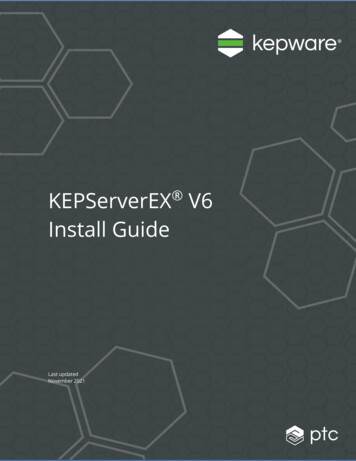 KEPServerEX V6 Install Guide - Kepware
