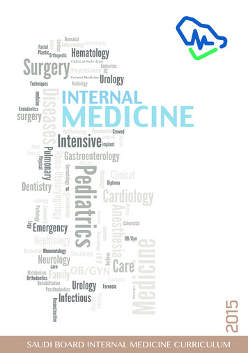 Internal Medicine - SCFHS