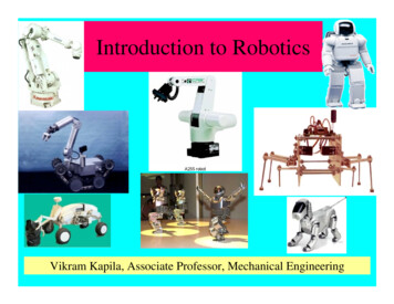 Introduction To Robotics - New York University