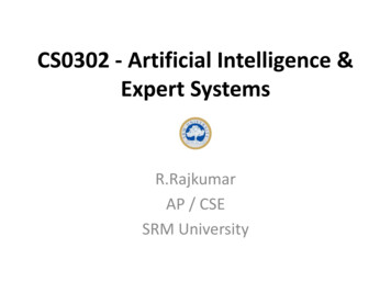 Artificial Intelligence & Expert Systems