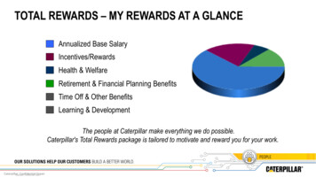 TOTAL REWARDS MY REWARDS AT A GLANCE - Benefits Caterpillar