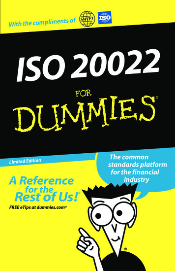 Ompliments Of ISO 20022 - Carnegie Mellon University