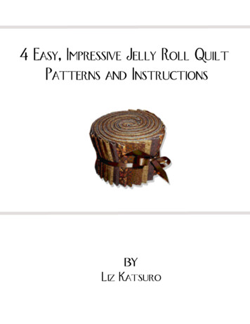 4 Easy, Impressive Jelly Roll Quilt Patterns And Instructions