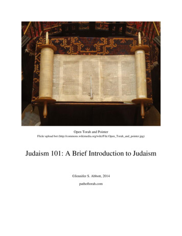 Judaism 101: A Brief Introduction To Judaism