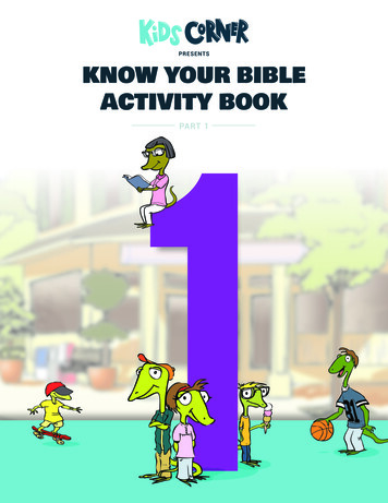 PRESENTS KNOW YOUR BIBLE ACTIVITY BOOK