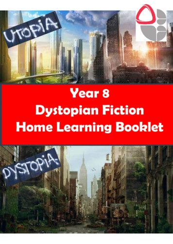 Year 8 Dystopian Fiction Home Learning Booklet