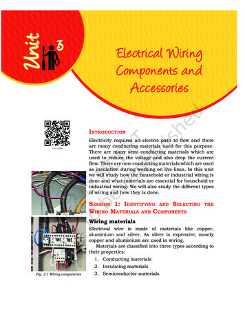 Electrical Wiring Components And Accessories