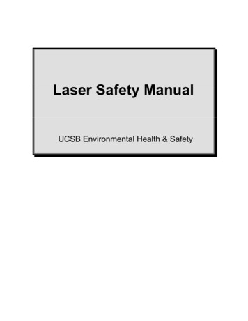 Laser Safety Manual - UC Santa Barbara